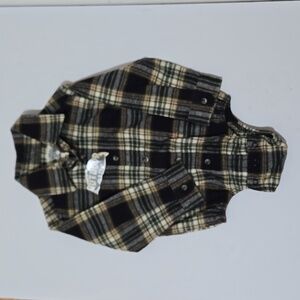 Outdoor Kids Flannel Long Sleeve Bodysuit